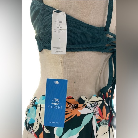 BRAND NEW CUPSHE woman bathing suit size L 👙 - Picture 8 of 8